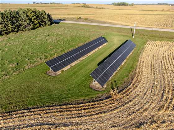 Solar panel installation crew at work